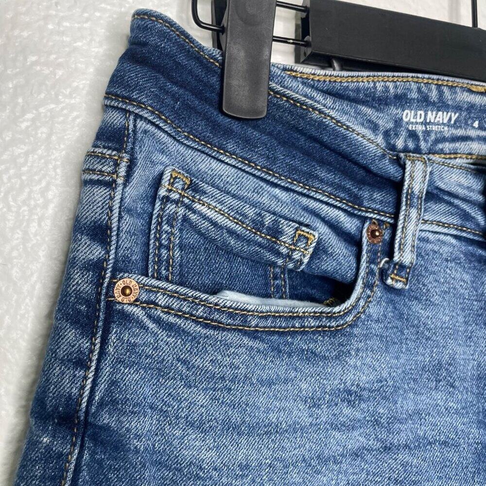 Old Navy Womens Jeans Size 4 High Rise O.G. Straight Secret Smooth Pockets - Picture 11 of 14
